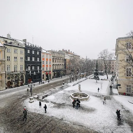 View On Rynok Square Apartment Lviv